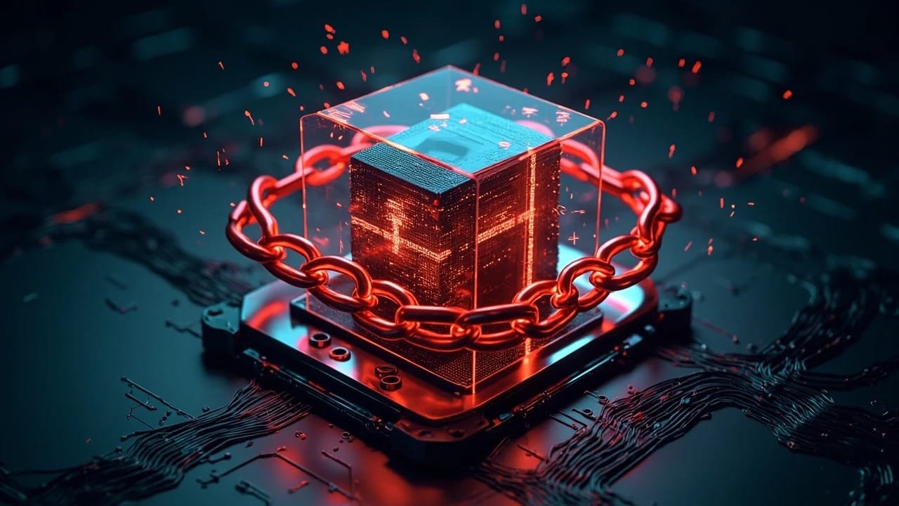 Technical illustration explaining Key Takeaways for ransomware re-extortion