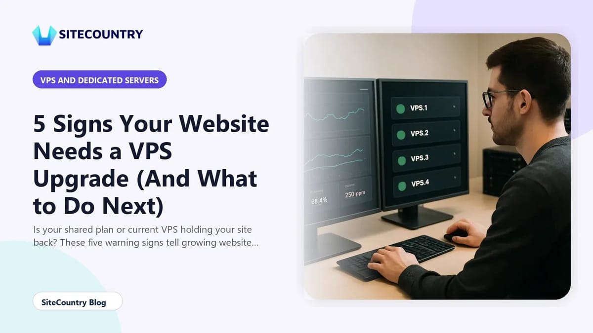 5 Signs Your Website Needs a VPS Upgrade (And What to Do Next)