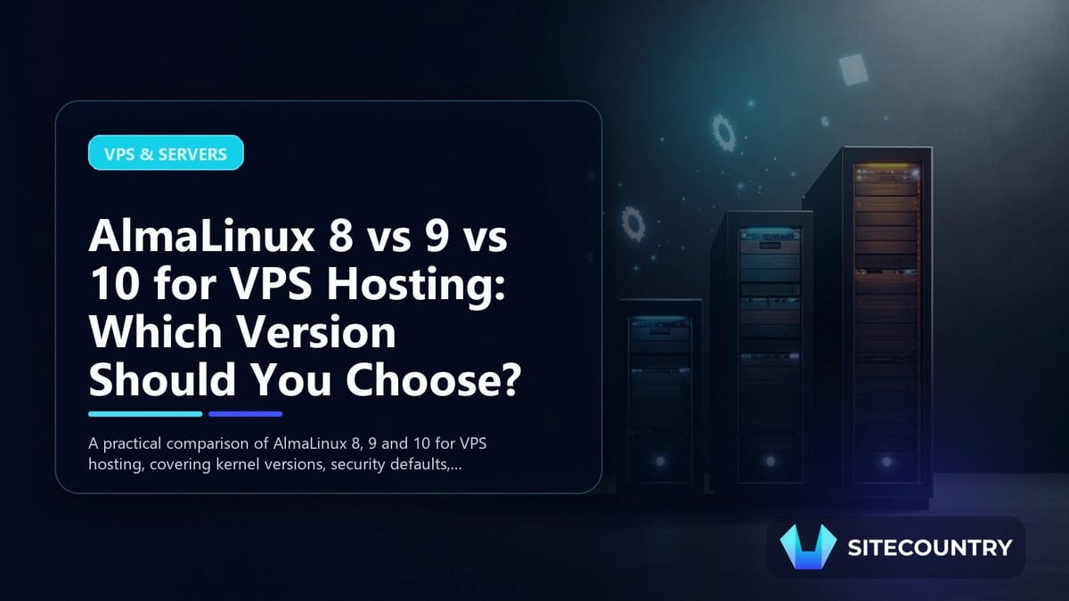 AlmaLinux 8 vs 9 vs 10 for VPS Hosting: Which Version Should You Choose?