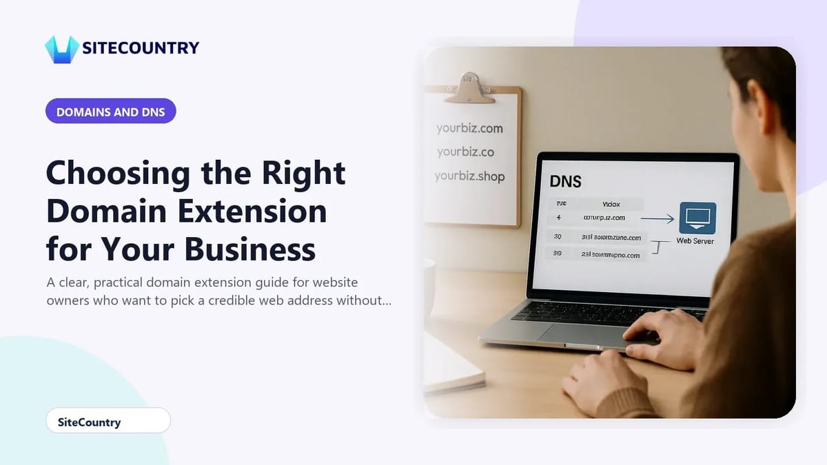 Choosing the Right Domain Extension for Your Business