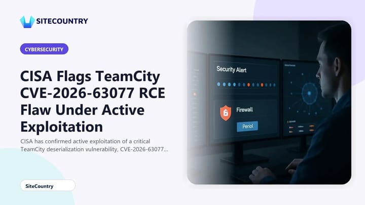 Security team monitoring TeamCity build server dashboards and network alerts in an operations center